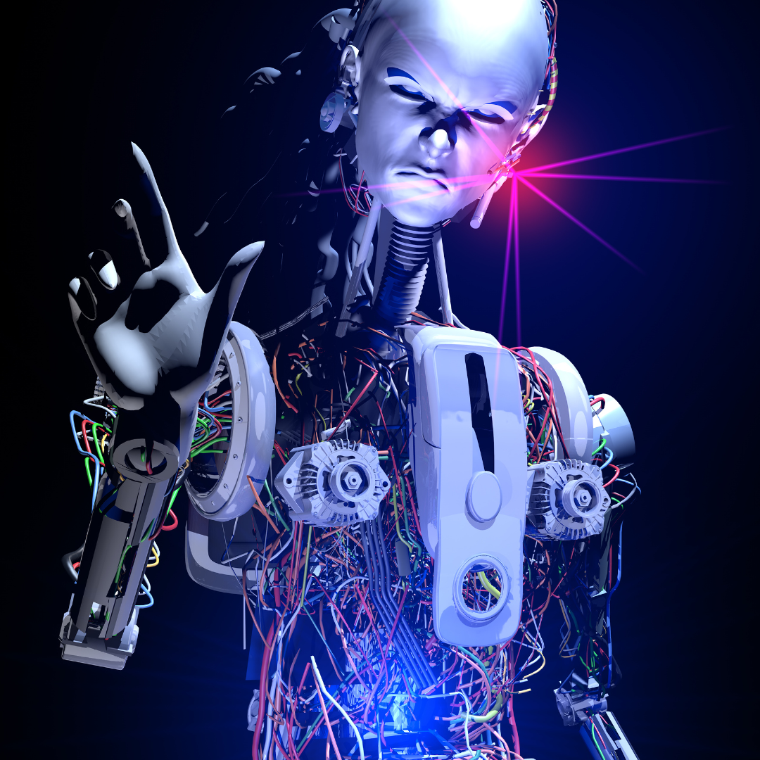 Picture of a scary robot