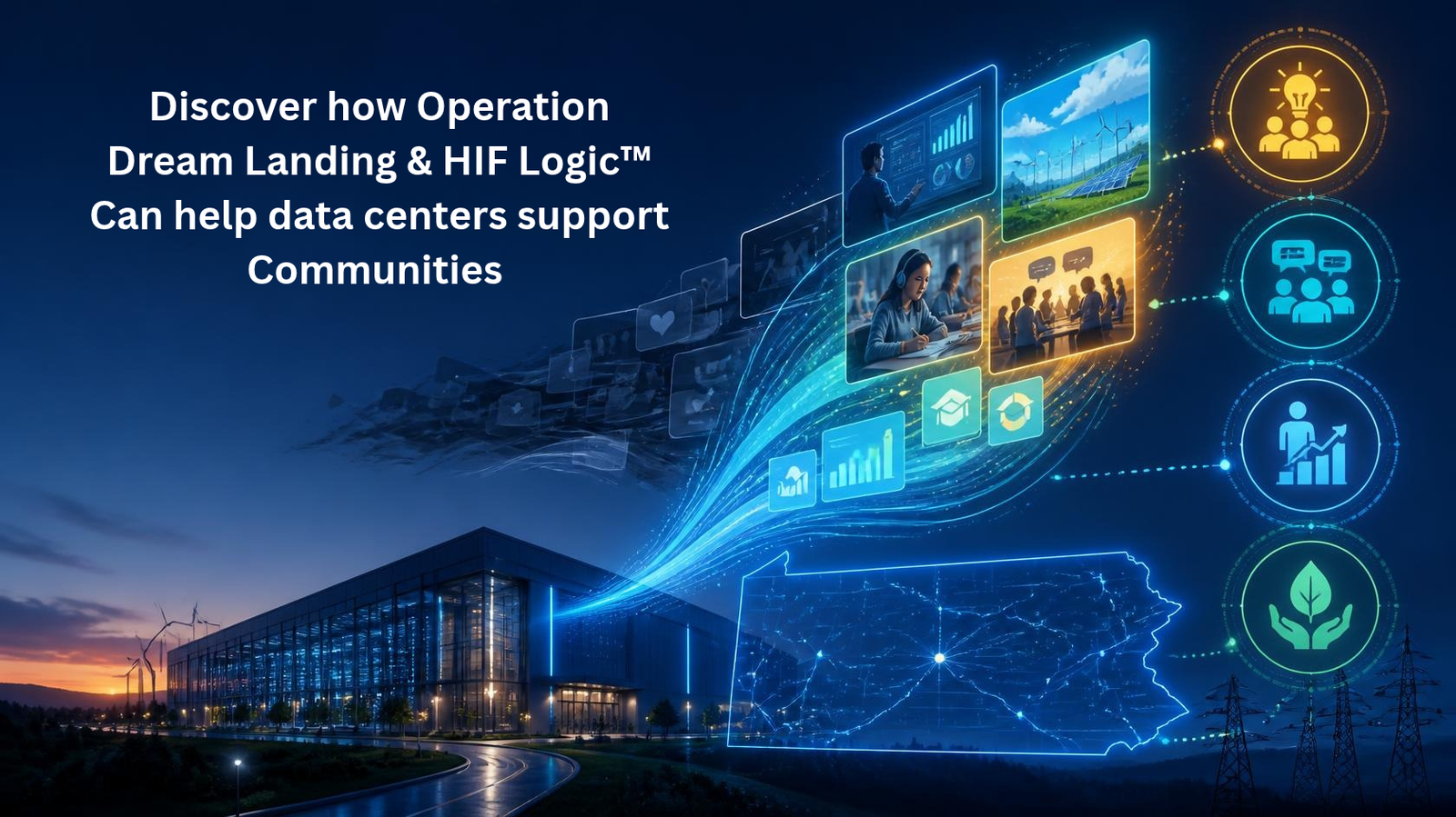 AI Image Data Center Supporting the Community